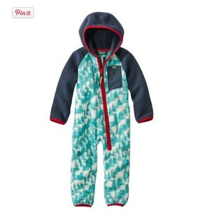 LL Bean Infants' Retro Mountain Classic Fleece Bunting, Print